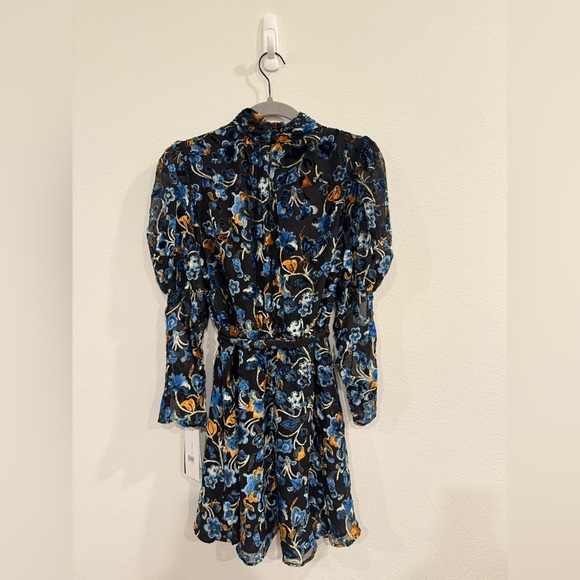 NWT French Connection Multicolor Long Sleeve Dress - Picture 6 of 6